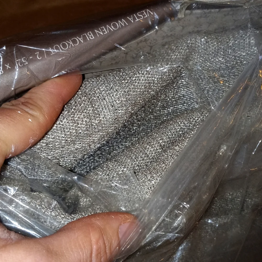 1227 Exclusive Home Vesta Woven Blackout Grommet Panels - Picture 5 of 5